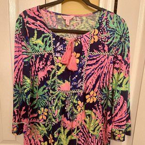 Lilly Pulitzer All A Glow Tunic Size M